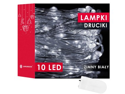 66815 cl4026 lampki led na baterie 10 led M0