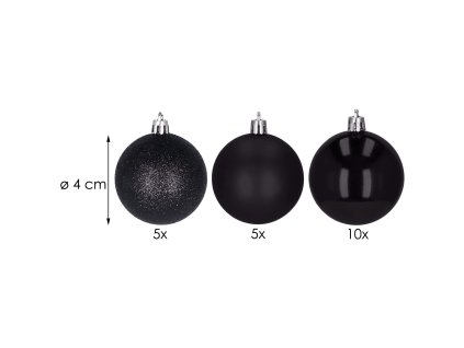 59223 ca0124 bombki choinkowe 4 cm 20 szt M0