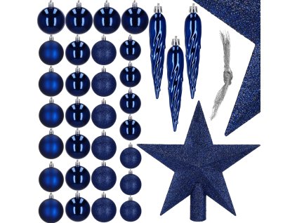 110236 ca1146 zestaw bombek choinkowych 33 szt M0