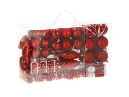 CA0160 BOŽIĆNI UKRASI 72 KOM.