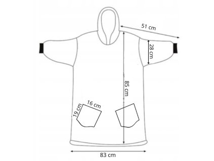 HA5083 OVERSIZE DEKA MAJICA