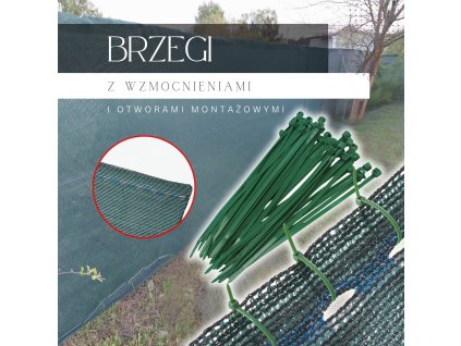 163810 sn0048 siatka cieniujaca zielona 65 gsm 15 x 10 m 50 opasek M0