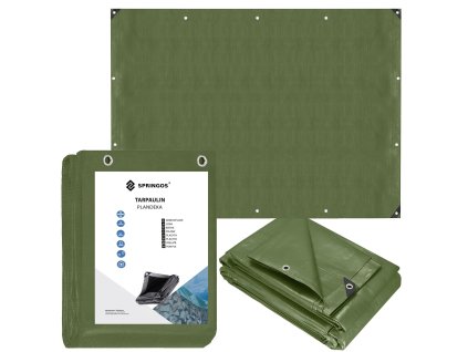 GA2127 CERADA 5 X 8 M TAMNOZELENA SREBNA