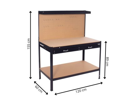 131763 ha5258 stol warsztatowy 120 x 60 x 155 cm M0