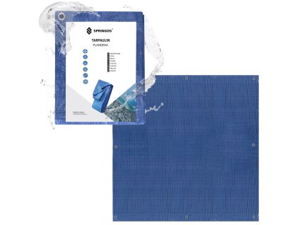 41934 ga2119 plandeka 4 x 4 m niebieska M0