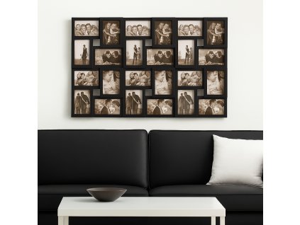 PF0000 OKVIR ZA 24 SLIKE-GALERIJA (CRNA)