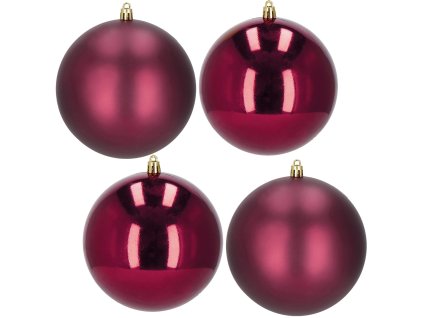 149334 ca1185 bombki choinkowe 12 cm 4 szt M0