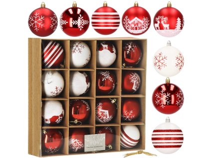 92634 ca0872 bombki choinkowe 8 cm 16 szt M0