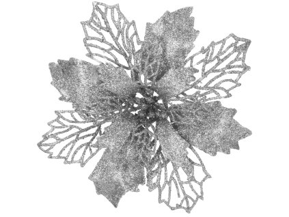 28602 ca0803 ozdoba swiateczna poinsettia 16 cm M0