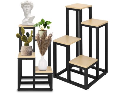 153590 ga0206 kwietnik metalowy 34 x 34 x 68 cm M0