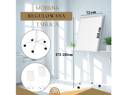 181180 mb0008 flipchart tablica magnetyczna 100 x 70 cm M0
