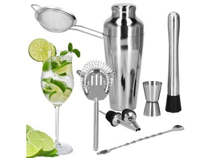 170282 ki0023 zestaw barmanski do drinkow shaker 8 elem M0