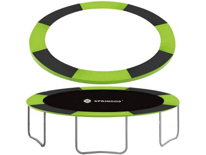 131040 tp 10ft 305 cm black with green finished oslona do trampoliny M0