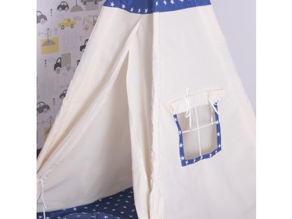 4525 tip08 namiot tipi gwiazdki granatowy M0