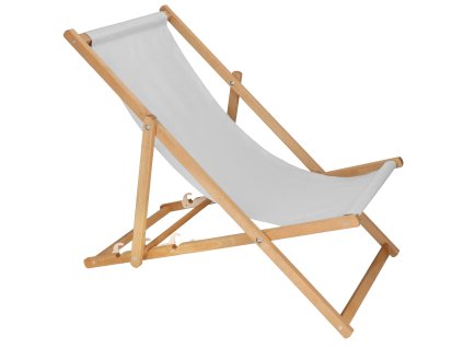 172333 dc0006lgr lezak drewniany skladany impregnowany jasny szary M0