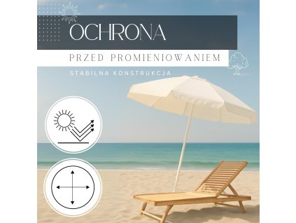 BU0024 PLAŽNI SUNCOBRAN 160 CM
