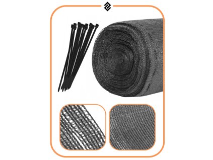 184730 sn0065 siatka cieniujaca jasny antracyt 140 gsm 15 x 25 m 100 opasek M0