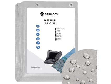 PLAHTA 3 X 5 M SIVO-CRNA