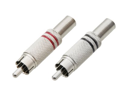 Crni i crveni RCA kabel za audio uređaje