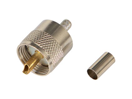 UHF konektor RG58 s čahurom - CB stezaljka