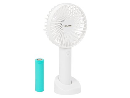 Prijenosni USB ventilator s baterijom bijeli