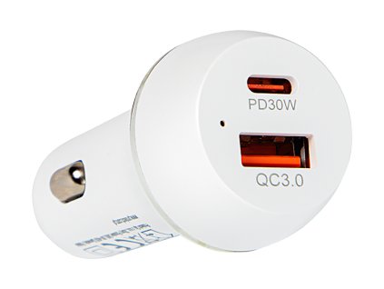 USB + USB-C punjač za auto 48W brzo punjenje