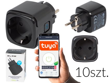 WiFi pametna utičnica s upravljanjem preko mobitela - crna