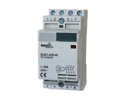 Stýkač modulový 2DIN 25A 4NO BEMKO