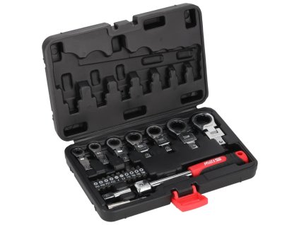 Kutne ključeve s odbojnicom, Hillen&Mohr 17L5001, 6-19mm, CrV, 20kom, izmjenjive glave