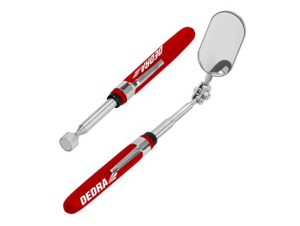 Inspekcijsko ogledalo 50x26mm i magnetska hvataljka, set 2 dijela, DEDRA 06F810