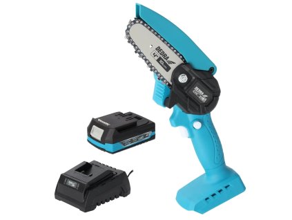 Set za vrt u koferu: mini lančana pila, baterija 2Ah i punjač DEDRA DED7030A11 - DED6984+DED7032+DED7038 kofer