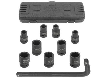 Set udarnih nastavaka 1/2" 10-24mm šesterokutni