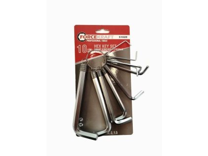 Set L-oblika imbus ključeva 10 kom 1.5-10mm