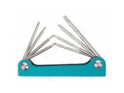 Set savitljivih Torx ključeva 8 kom t5-t10, t15, t20