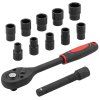 ROCKFORCE Set NASTAVAKA 1/2" 12 KOMADA s RAČNOM i NADSTAVKOM