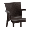 VRTNA STOLICA RATTAN 60 x 60 x 82 CM SMEĐA *6420