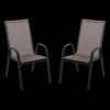 SET OD 2 SMEĐE UREĐAJNE STOLICE 54 x 72 x 96 *3678