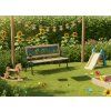 VRTNA KLUPA 82 x 39 x 50 CM ZA DJECU *0889