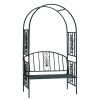 VRTNA PERGOLA S KLUPOM 122 x 58 x 203 CM *0749