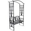 VRTNA PERGOLA S KLUPOM 114 x 45 x 208 CM *6085