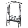 VRTNA PERGOLA S KLUPOM 114 x 45 x 208 CM *6085
