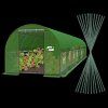 ZELENI VRTNI TUNEL OD FOLIJE 8-SEGMENTNI 8 x 4 x 2 M *3903