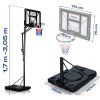 kosz do koszykowki regulowany 61714