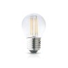 LED žarulja E27, 4W, 3000K, 230V, LED filament, globo KAFMBE274WCB