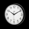 Zidni sat crni 25 cm