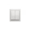 Prekidač IP44 Simon Aquaclick č. 5B (6+6) bijeli