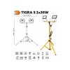 LED reflektori sa stalkom TIGRA S 2x30W 4000K