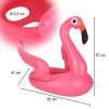 Dječja napuhavajuća plutača s kotačima flamingo