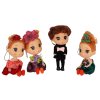 Lalka lalki do domku dla lalek 3 dziewczynki 1 chlopczyk zestaw 4szt 12cm 169139