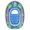 BESTWAY 34037 Kolko do plywania dla niemowlat kolo pontonik dla dzieci dmuchany z siedziskiem lodka ponton materac niebieski 3 6 lat 154805